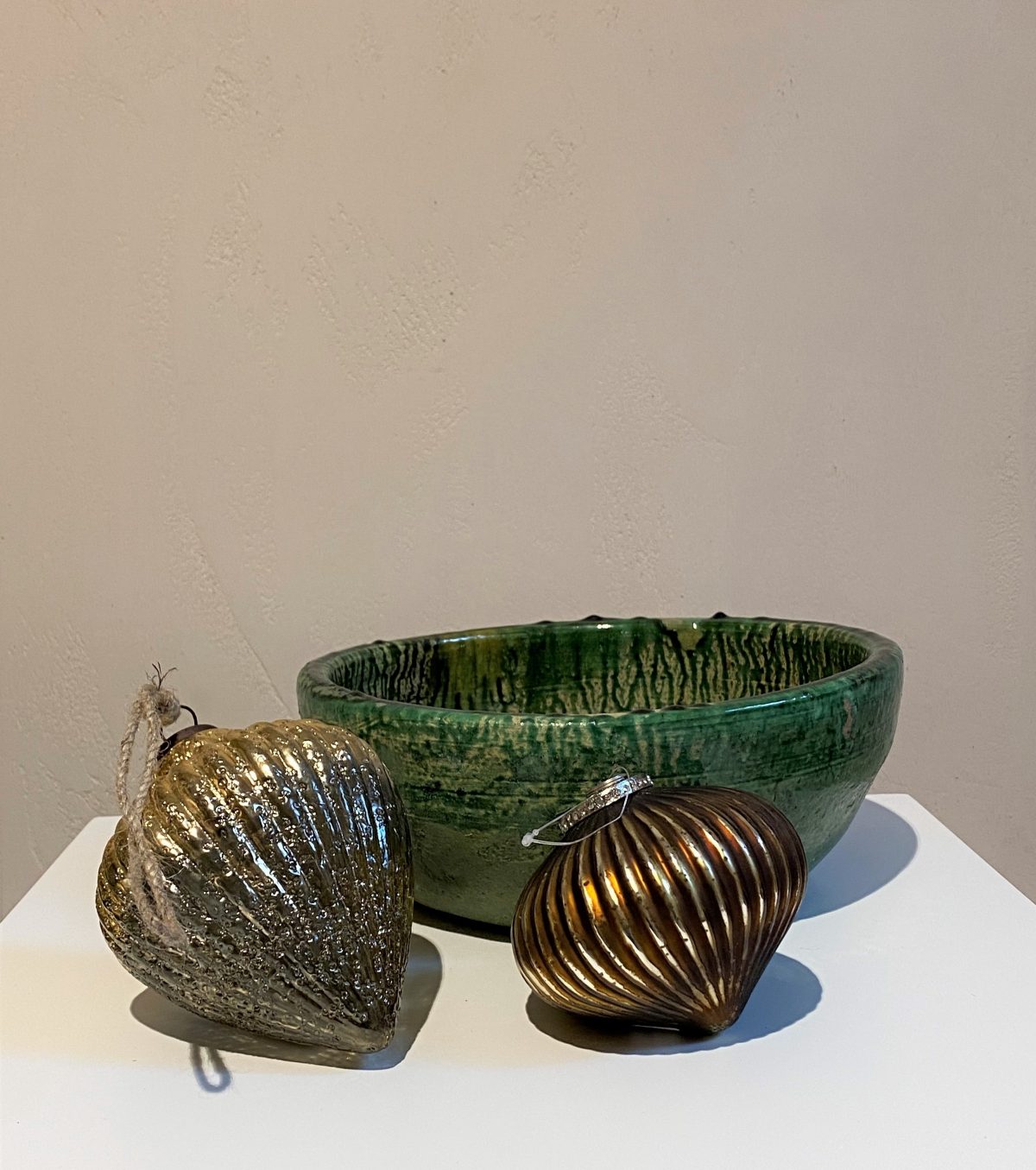 Adorno de Navidad dorado - Imagen 2