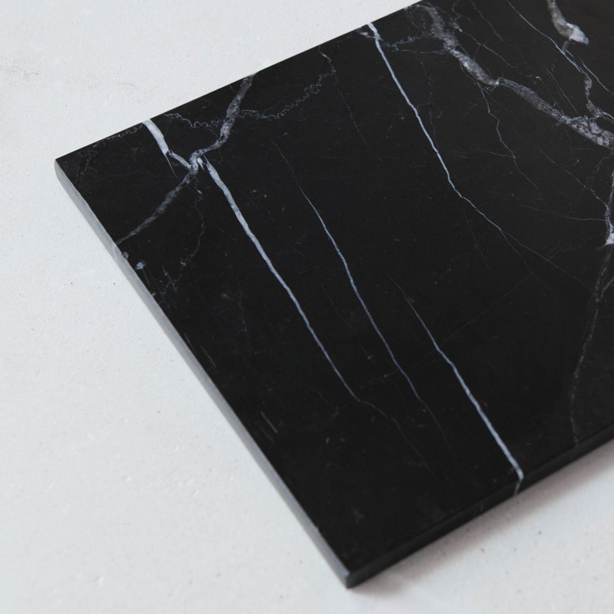 Tabla rectangular de mármol negra - Imagen 2