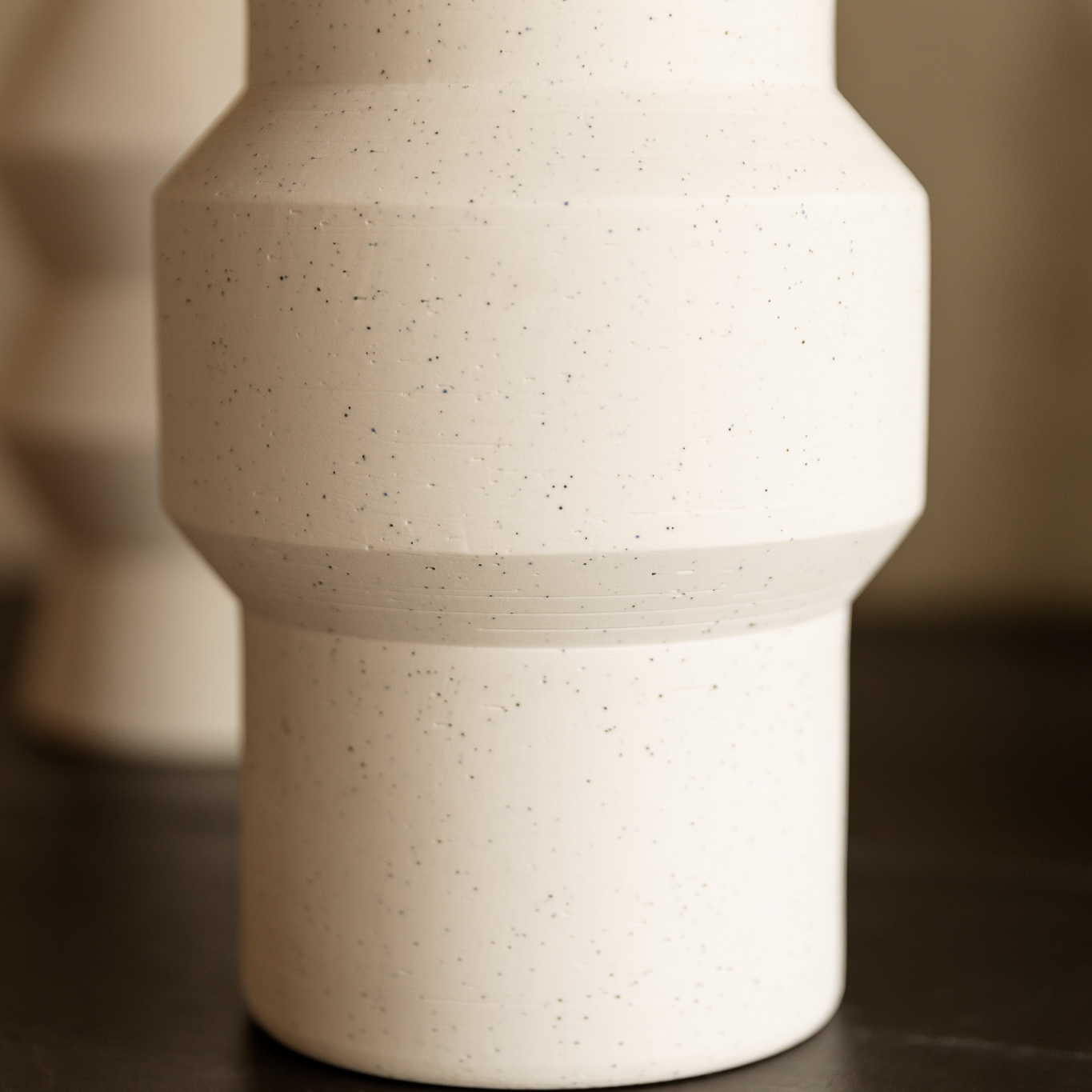 Jarrón de cerámica blanco M - Tristán Domecq