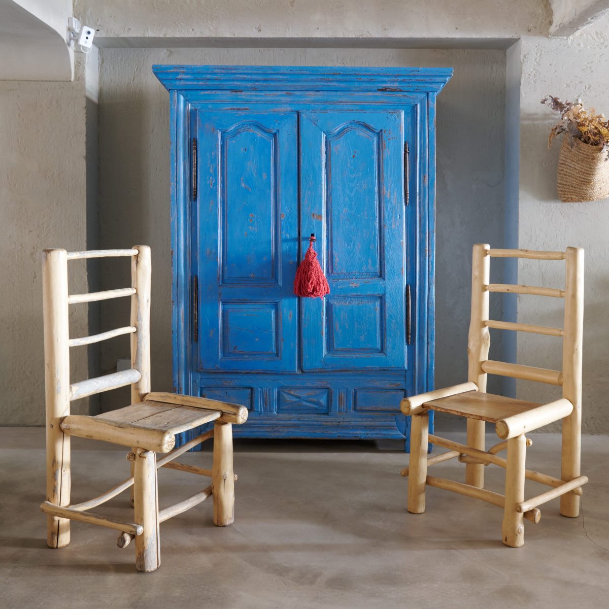 Cesta de cáñamo con asas L - Imagen 3