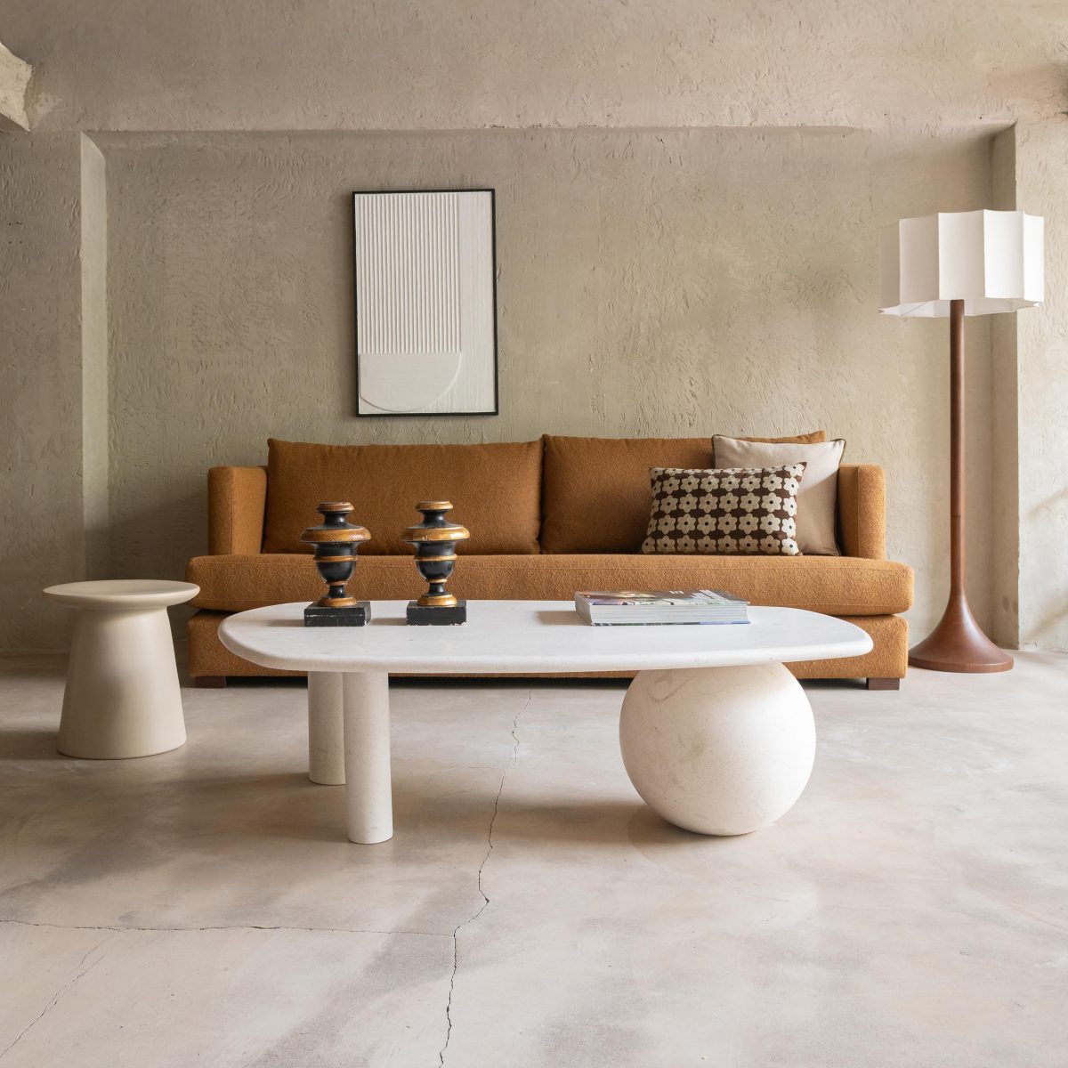 Funda cojín flores marrón 60x40 cm - Imagen 5