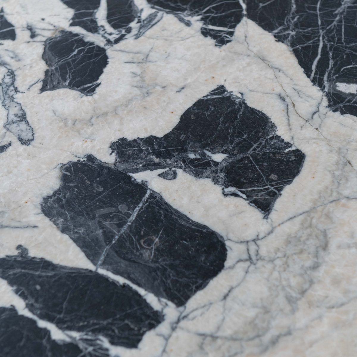 Mesa de comedor de mármol negro Napoleón - Imagen 5