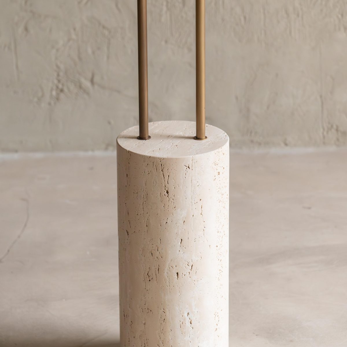 Lámpara de pie de travertino - Imagen 2