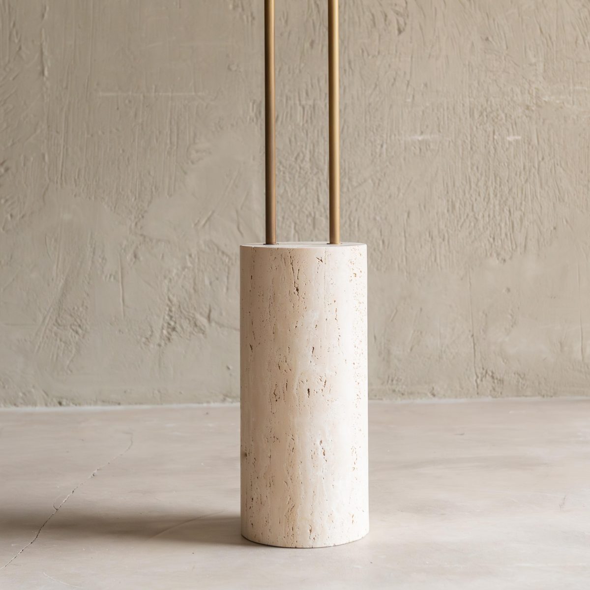Lámpara de pie de travertino - Imagen 3