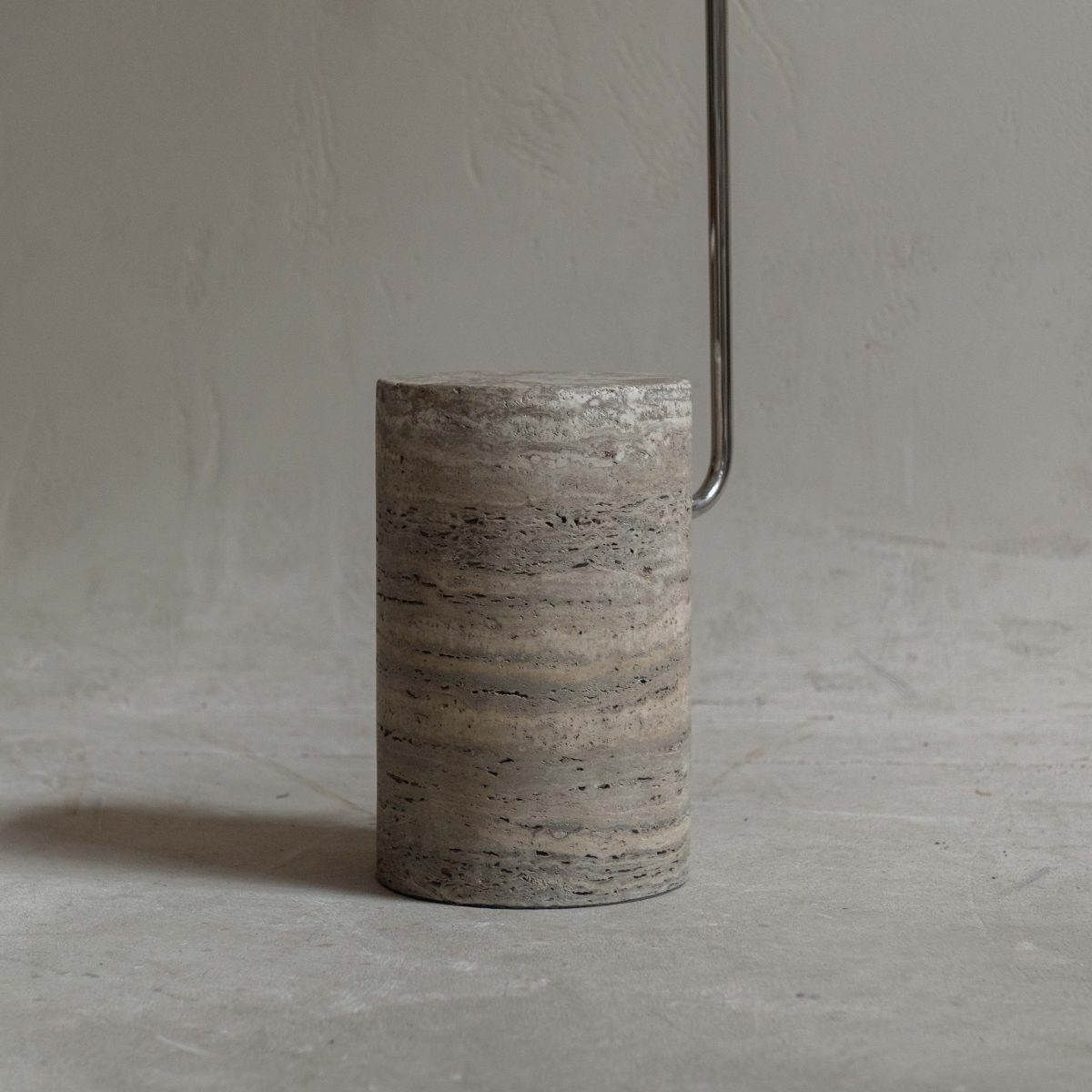 Lámpara de pie acabado cromo - Imagen 3