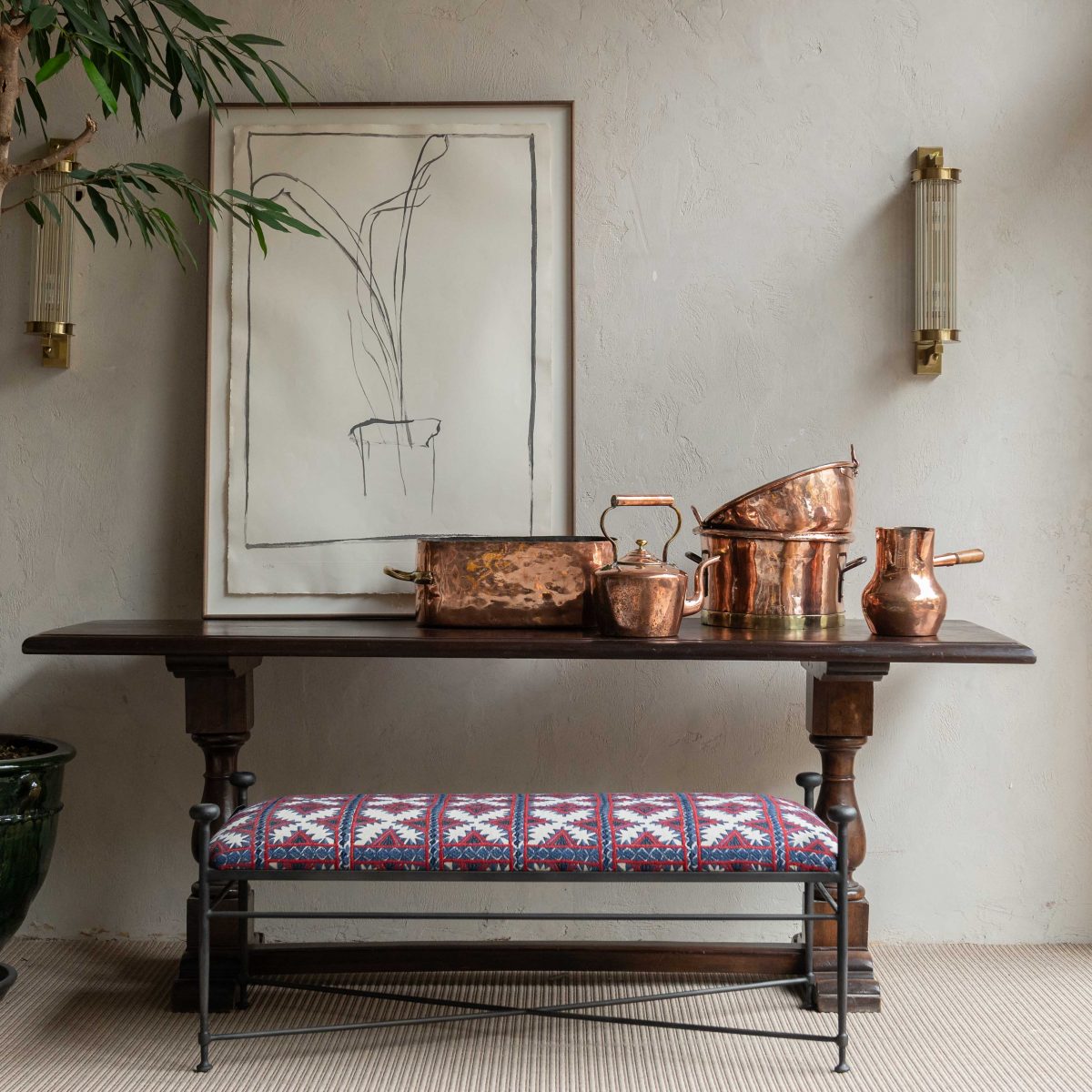 Olla antigua de cobre - Imagen 3