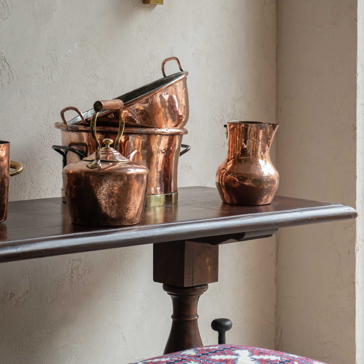 Tetera antigua de cobre - Imagen 4