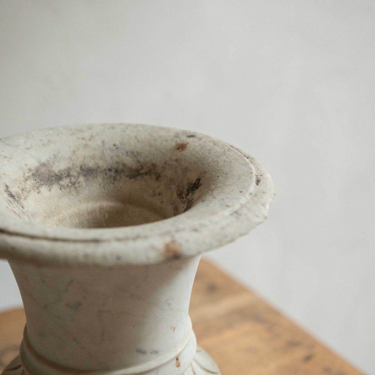 Pareja de copas de mármol antiguas - Imagen 3