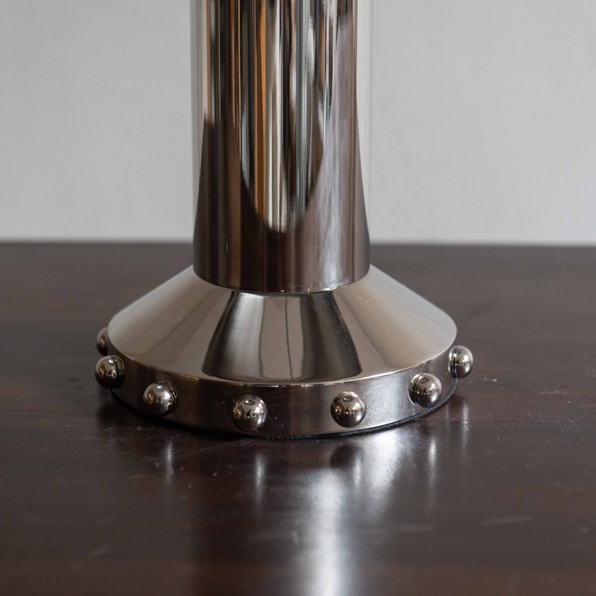 Lámpara de mesa de níquel brillante - Imagen 2