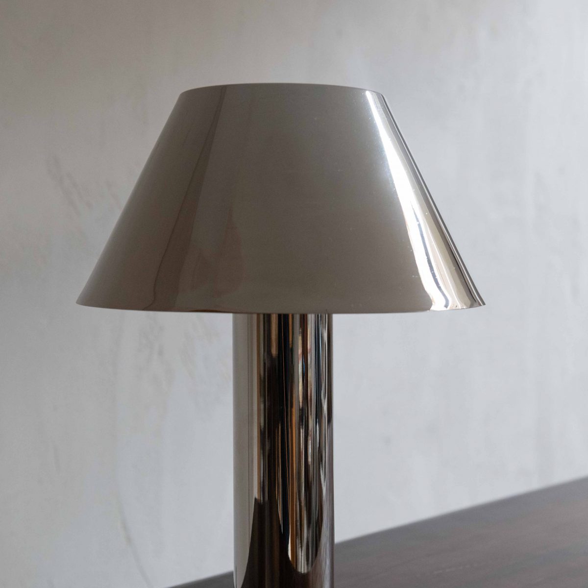 Lámpara de mesa de níquel brillante - Imagen 4