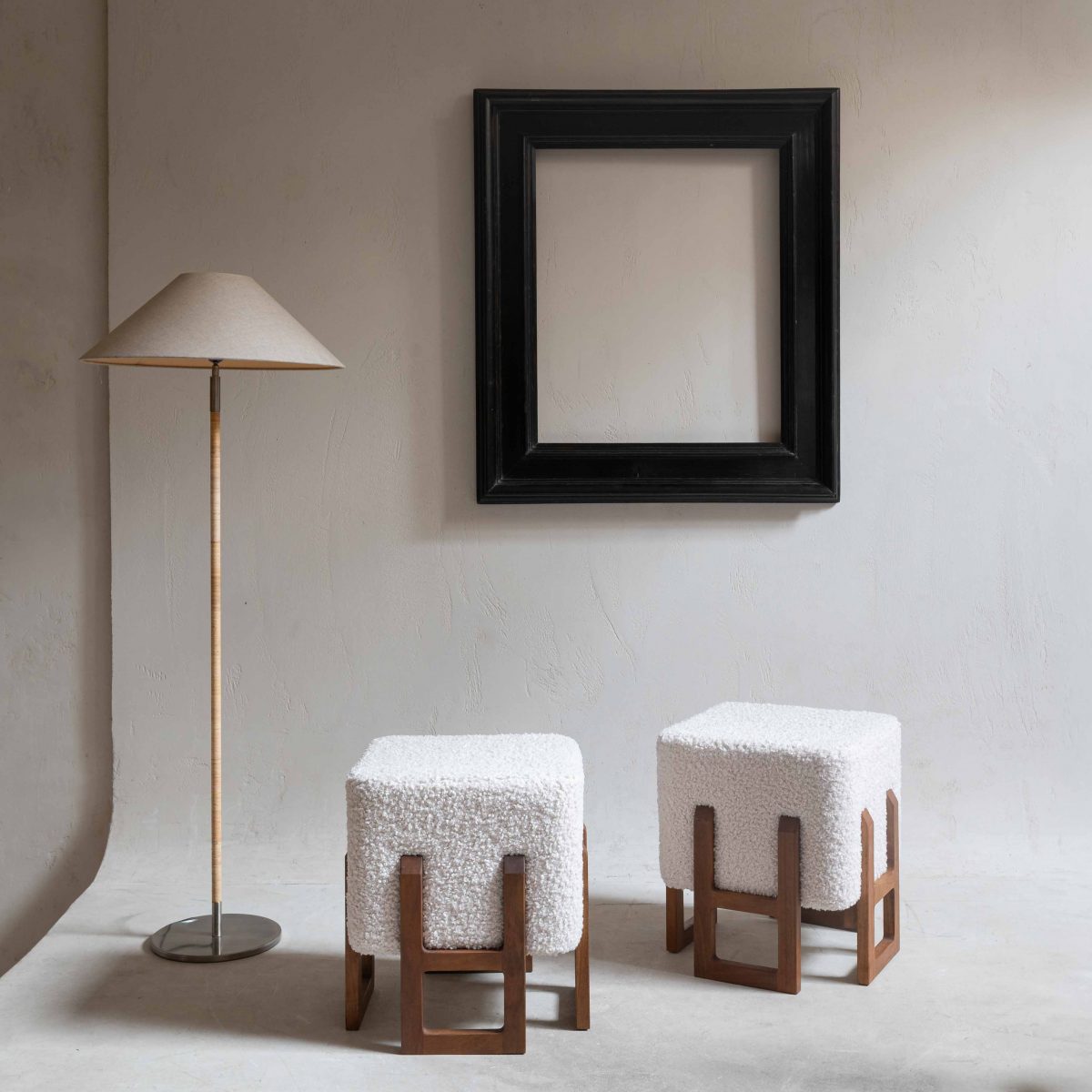 Lámpara de pie de ratán - Imagen 4