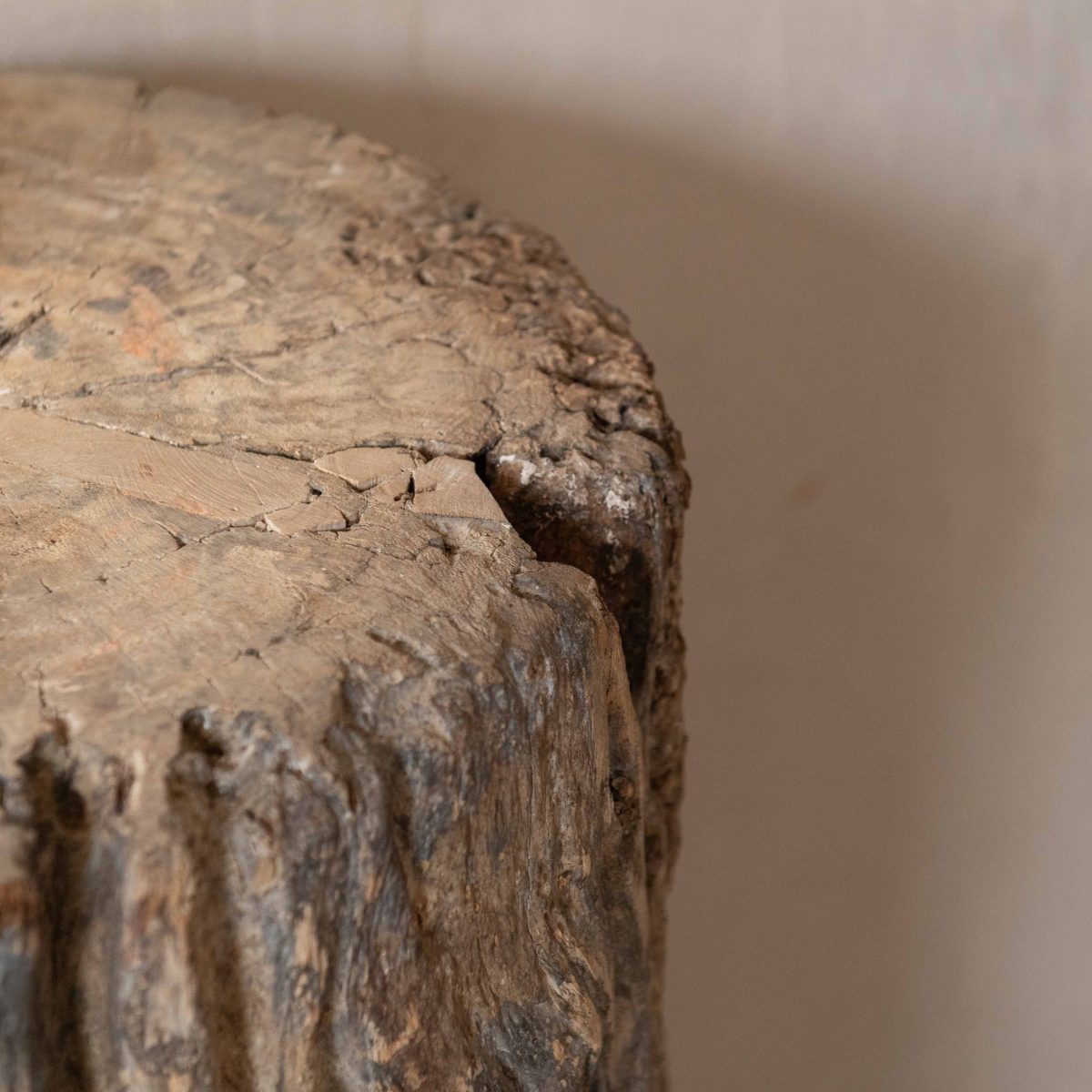 Peana antigua de madera L - Imagen 3